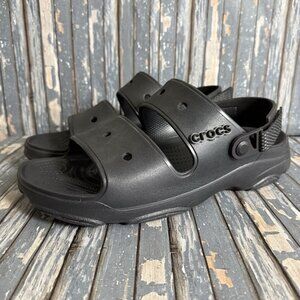 Crocs Classic All Terrain Open Toe Sandals Mens 13 Black 207711-001